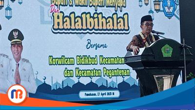 Melestarikan Budaya Lokal, Bupati Pamekasan Warnai Halal Bihalal yang Dikemas dengan Pendidikan