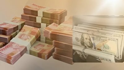 Ilustrasi nilai tukar Rupiah menguat pada pekan keempat April 2025