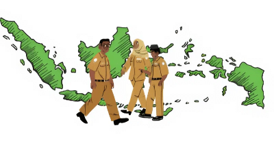 Ilustrasi potret Aparatur Sipil Negara (ASN) Provinsi Banten tahun 2024 menunjukkan wajah baru birokrasi Indonesia—didominasi oleh Pegawai Negeri Sipil, perempuan, dan lulusan sarjana hingga doktor, menurut data BPS Banten.
