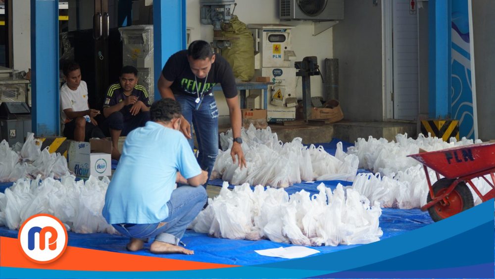 Ribuan Paket Daging Kurban siap dibagikan oleh PT PLN (Persero) Unit Pelaksana Pelayanan Pelanggan (UP3) Madura