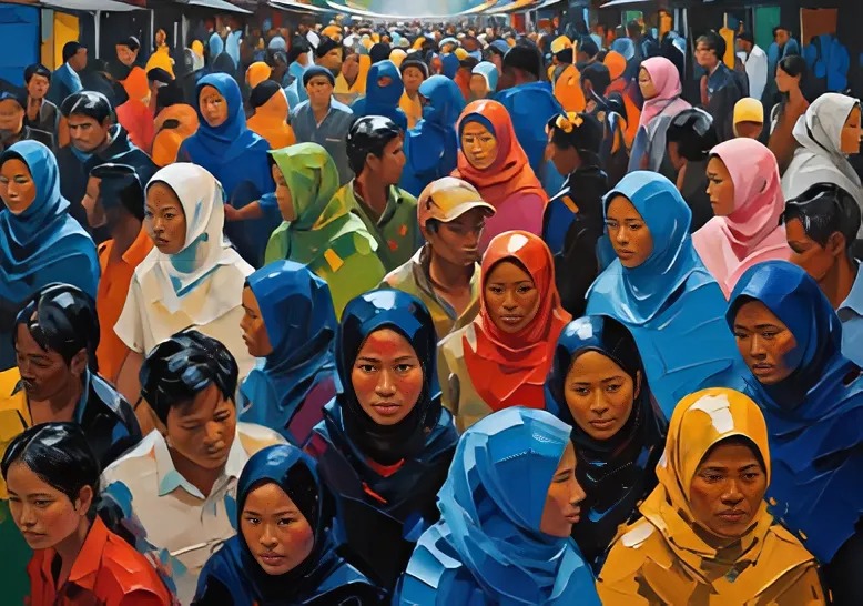 Ilustrasi dinamika pertumbuhan penduduk di Madura, Kabupaten Bangkalan-Sumenep, dalam satu dekade terakhir (2015-2024)