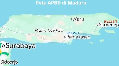 Peta APBD di Madura 2025: Sumenep Tertinggi, Sampang Terendah