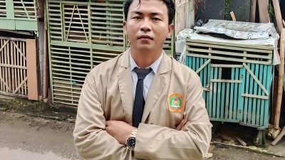 Syamsul Arifin, mahasiswa STKIP PGRI Bangkalan, Madura, Jawa Timur, yang berhasil raup cuan dari ayam impornya