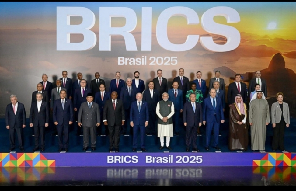 Presiden Prabowo Subianto menghadiri hari kedua KTT BRICS 2025 pada Senin, 7 Juli 2025, di Museum of Modern Art (MAM), Rio de Janeiro, Brasil.