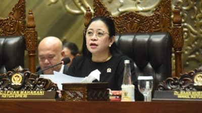 Dr. (H.C.) Puan Maharani, Ketua Dewan Perwakilan Rakyat Republik Indonesia (DPR RI) dari Fraksi PDI Perjuangan.