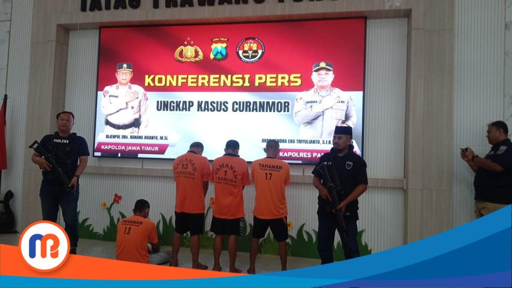 Para tersangka Curanmor berhasil ditangkap oleh Satreskrim Polres Pamekasan